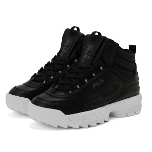 ݌Ɍ outlet / i 5XM02360013 DISRUPTOR II MID Black / Black / WhitejZbNX Y fB[X Xj[J[ FILA tB 