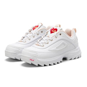 在庫限り outlet / 処分特価品 WFW24028127Distorter Premium HeartWHITE/RED/PINKFILA フィラ メンズ レディース ユニセックス スニーカー 厚底