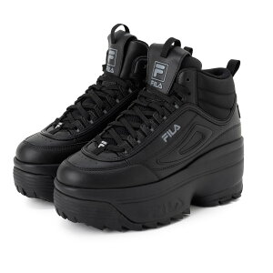 WSS25025001DISRUPTOR II WEDGE MID BLACK/SILVER fB[X Y jZbNX Xj[J[ FILA tB 