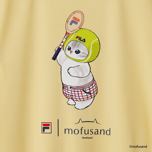 CE6SAW821mofusand Tennis ball cat S/S T-SHIRT 5�F�W�JLYL / NV0 / PK0 / SAX / WT0���f�B�[�X T�V���c