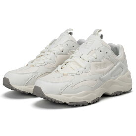 在庫限り【outlet / 処分特価品】UFW23031110 RAY TRACER(レイトレイサー) WHITE/GREY【FILA フィラ レディース メンズ スニーカー 厚底 】