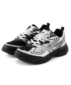 在庫限り outlet / 処分特価品 1RM02699G010 FILA INTERUN Black/Black/Silver【定番 ユニセックス メンズ レディース ホワイト HERITAGE 厚底 スニーカー】