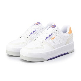 在庫限り outlet / 処分特価品 IMP.影山拓也さん着用 USS25020111FILA COURT FEATHERY WHITE/LUNAR ROCK/PURPLEレディース スニーカー FILA フィラ 厚底