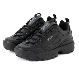 改定価格 / USS25031002DISRUPTOR II BLACK/CASTLEROCK/M.SILVER レディース メンズ ユニセックス スニーカー FILA フィラ 厚底 IMP.基俊介さん着用