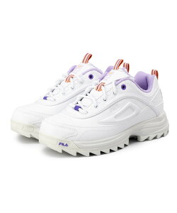 在庫限り outlet / 処分特価品 WSS25006133DISTORTER PREMIUM WHITE/PURPLE /ORANGE【レディース ホワイト HERITAGE 厚底 スニーカー】
