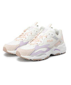 在庫限り outlet / 処分特価品 USS25011152RAY TRACER SL BRIGHT WHITE/MORGANITE/PURPLEレディース メンズ ユニセックス スニーカー FILA フィラ 厚底