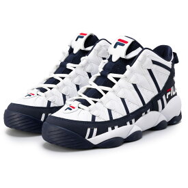 MSS18026001STACKHOUSE SPAGHETTI White / Fila Navy / Fila Redユニセックス メンズ レディース スニーカー FILA フィラ 厚底
