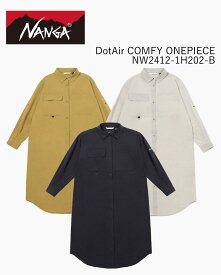 NANGA DotAir COMFY ONEPIECE NW2412-1H202-B / ナンガ ドットエア コンフィー ワンピース (ウィメンズ) シャツワンピース