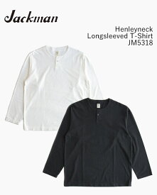 JACKMAN Henleyneck Longsleeved T-Shirt JM5318 ジャックマン ヘンリーネックロングスリーブTシャツ 長袖 ロンT