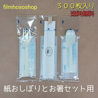 紙おしぼりとお箸セット用ミシン目入りOPP袋 300枚入930円 テイクアウト 箸袋 カトラリーセット用 紙おし…