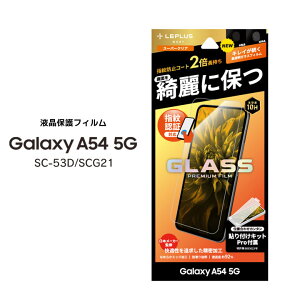 GalaxyA54 5G SC-53D SCG21 KXtB GLASS PREMIUM FILM X^_[hTCY X[p[NA MNV[G[54 tیtB ʕی mLN-23SG5FGn