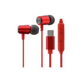 【割引クーポン_お買い物マラソン】イヤフォン ボリューム マイク付 極の音域 STABLE USB Type-C イヤホン カナル型 マイク付リモコン搭載 DAC内蔵 ホワイト ブラック レッド ブルー ライトベージュ 選べる配送 送料無料［LN-TCEP02］