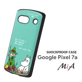 GooglePixel7a ムーミン 耐衝撃ケース MiA ムーミン＆スナフキン カバー グーグルピクセル7エー MOOMIN ムーミントロール 選べる配送 送料無料［IN-AGP7AAC4］