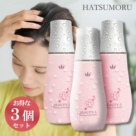 【4日20時より特価★お気入へ】 3個セット ハツモール ビューティーL 180ml 医薬部外品 薬用 育毛剤 養毛剤 頭髪用 田村治照堂 男性用 女性用 薄毛 細毛 抜け毛 生え際 頭皮 脱毛予防 発毛促進 円形脱毛症 産後 病後 ギフト プレゼント 実用的