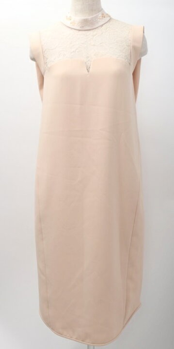 楽天市場 Mame Kurogouchi ssレース切替エンブロイダリーカラースリーブレスドレスワンピース Lopa ベージュ 2 中古 2点以上同時購入で送料無料 Dm1031 ブランド古着の買取販売 渋谷filt