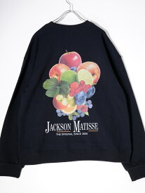 ジャクソンマティスJACKSON MATISSE 2023SS FRUIT OF THE LOOM × JM ロゴスウェット新品【MTSA71508】【ブラック】【L】【未使用】【沖縄.離島以外 送料無料】【DM230430】