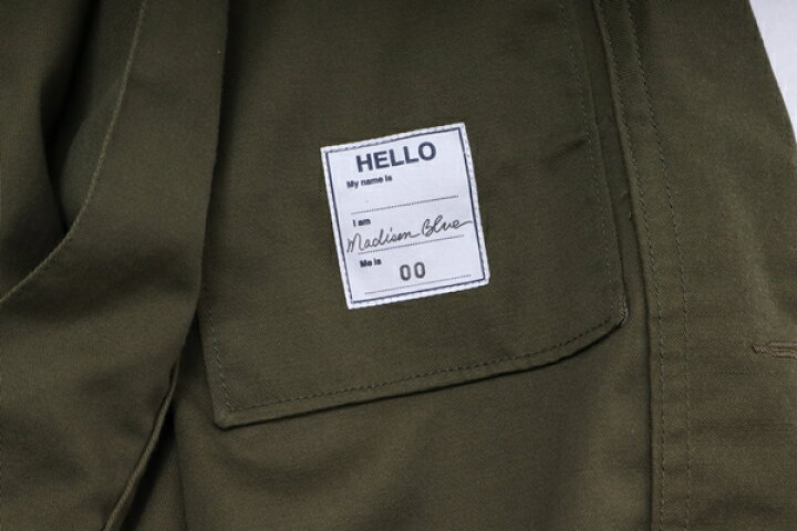 楽天市場】MADISON BLUEマディソンブルー SLEEVELESS MILITARY DRESS  