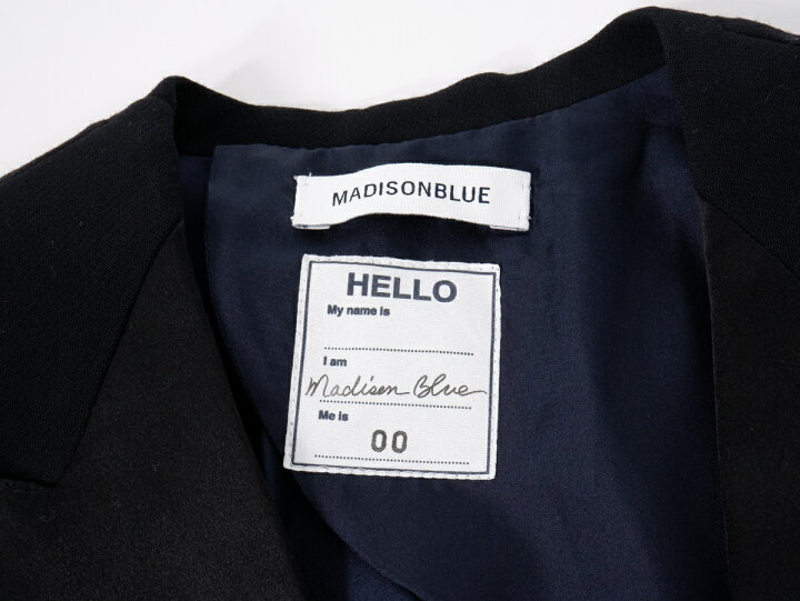 楽天市場】MADISONBLUEマディソンブルー CRAPE TAXIED LONG JACKET  
