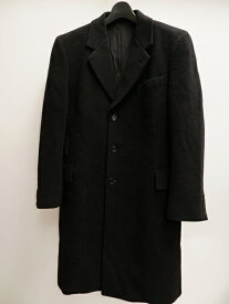 PAUL SMITH LONDONポールスミス ウールアンゴラカシミヤ混チェスターコート【MCTA62218】【黒に近いチャコール】【M】【中古】【2点以上同時購入で送料無料】【DM230207】