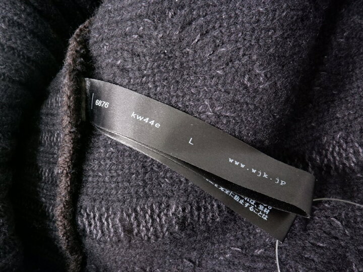 楽天市場】wjkダブルジェイケイ 2024AW plating cable knit turtle 