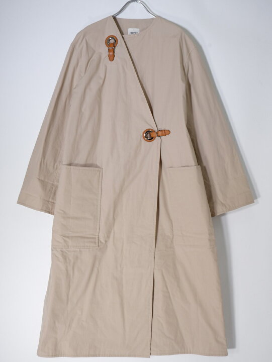 楽天市場】エルメスHERMES 2022SS 2E0106DJ WRAP COATラップコート  