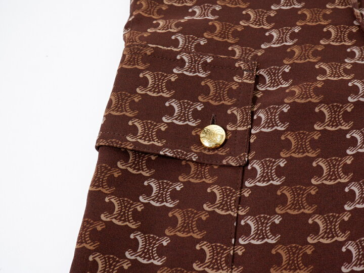 楽天市場】セリーヌCELINE 2022表参道店限定フロウイング カーゴパンツ  