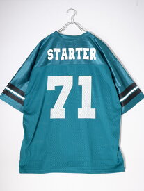 STARTERスターター 半袖フットボールシャツ新品【MTSA72427】【グリーン】【XL】【未使用】【2点以上同時購入で送料無料】【DM230828】