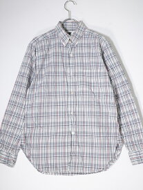 ENGINEERED GARMENTS エンジニアードガーメンツ チェックシャツ【MSHA71130】【白青赤】【XS】【中古】【沖縄.離島以外 送料無料】【DM230328】