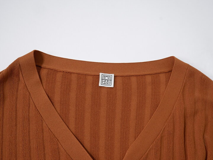 楽天市場】totemeトーテム アパルトモン取扱い RIB Knit Cardigan 