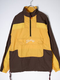 Marblesマーブルズ 2018 ANORAK TEAM JKTアノラックチームジャケット新品【MJKA55132】【ブラウン|イエロー】【S】【未使用】【沖縄.離島以外 送料無料】【DM230207】