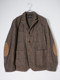 【楽天スーパーSALE期間中ポイント5倍!】Engineered Garmentsエンジニアードガーメンツ Bedford Jacket Homespun ホームスパンウール ベッドフォードジャケット【MJKA80032】【Brown】【S】【中古】【沖縄.離島以外 送料無料】【DM251118 】