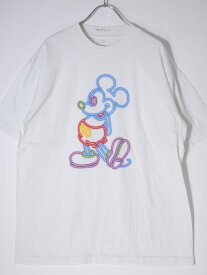 ジャクソンマティスJACKSON MATISSE 2020AW ×Disneyディズニー ネオン ミッキーマウスTシャツ新品【MTSA67832】【ホワイト】【M】【未使用】【2点以上同時購入で送料無料】【DM220420】