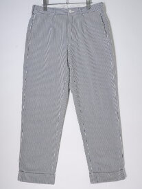 Engineered Garmentsエンジニアードガーメンツ ANDOVER PANT コットンシアサッカーアンドーバーパンツ【MPTA75538】【白|ネイビー】【30】【中古】【沖縄.離島以外 送料無料】【DM240820】