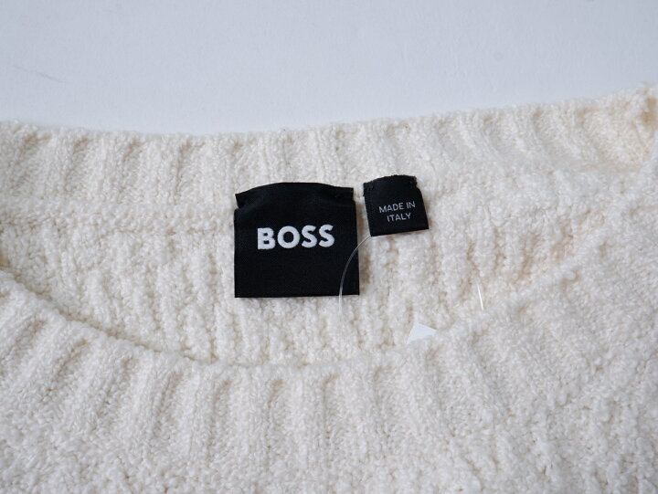 楽天市場】BOSSボスHUGO BOSS 2024 CHUNKY KNIT JUMPER  