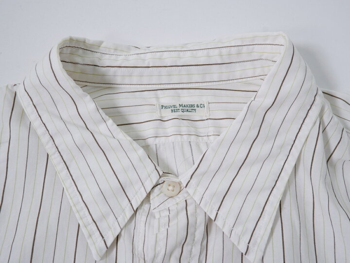 楽天市場】PHIGVEL MAKERS & Co./フィグベル LONG PULLOVER SHIRT 