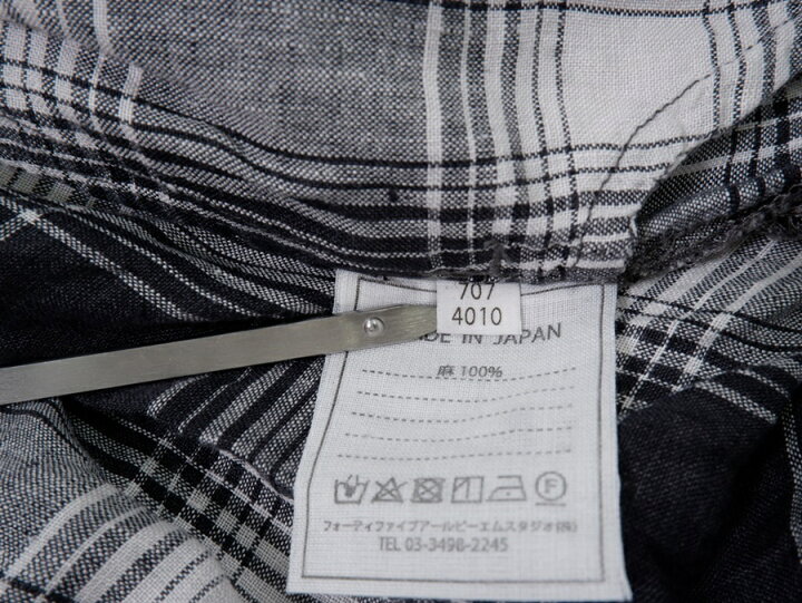 楽天市場】45R/フォーティファイブアール(45rpm) リネンのバッファロー  