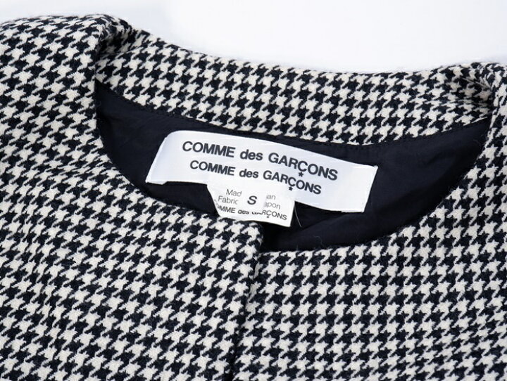 楽天市場】コムコムCOMME des GARCONSコムデギャルソン 千鳥柄ウール  