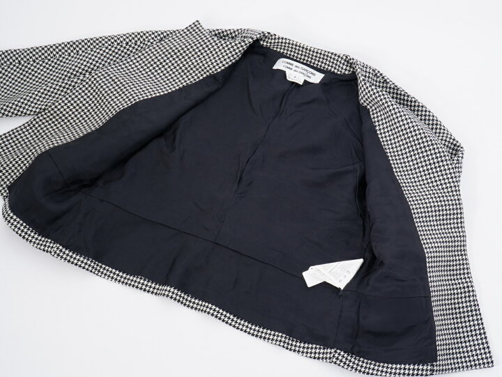 楽天市場】コムコムCOMME des GARCONSコムデギャルソン 千鳥柄ウール  