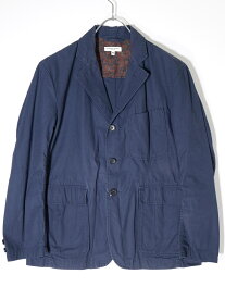 【楽天スーパーSALE期間中ポイント5倍!】ENGINEERED GARMENTSエンジニアードガーメンツ Baker Jacket Weather Poplinコットンベイカージャケット【MJKA68346】【NAVY】【XS】【中古】【沖縄.離島以外 送料無料】【DM220607】
