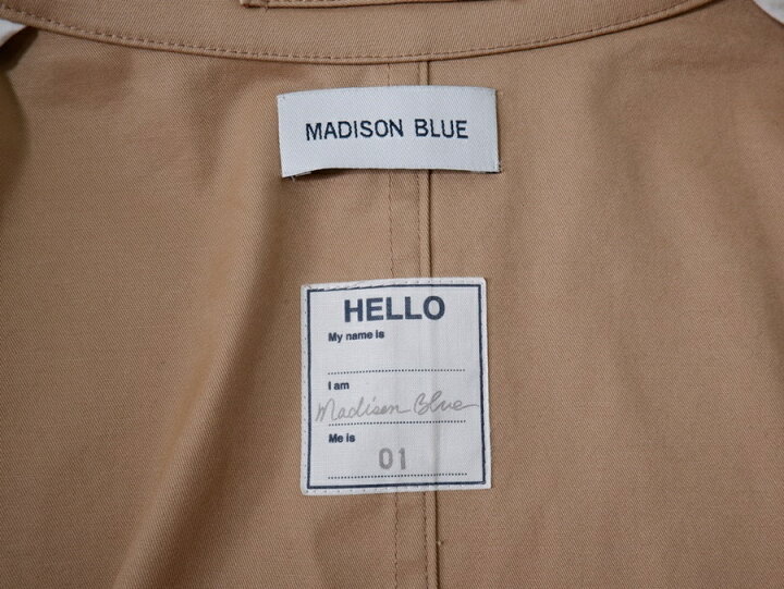 楽天市場】MADISON BLUEマディソンブルー MB151-2001 ROLL TRENCH COAT  