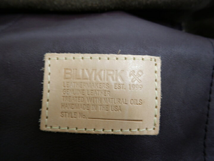 楽天市場】BILLYKIRKビリーカーク アメリカ製オールレザーダレスバッグ  