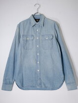 楽天市場】rrl インディゴ シャツ l（カジュアルシャツ｜トップス 