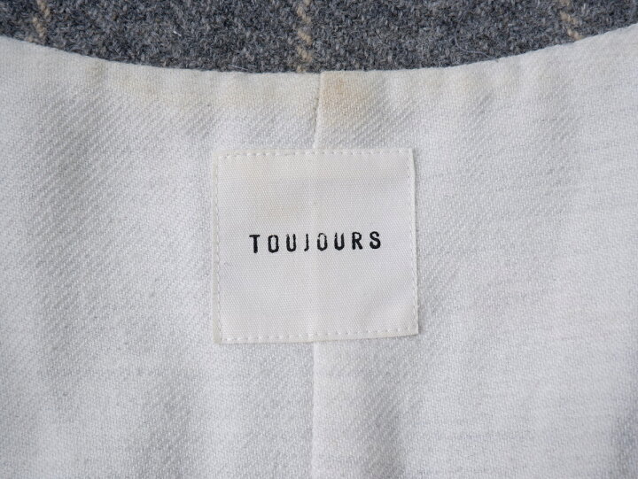 楽天市場】TOUJOURSトゥジュー ツイードウール エルボーパッチ 