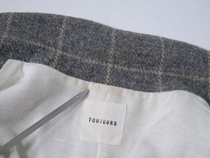 楽天市場】TOUJOURSトゥジュー ツイードウール エルボーパッチ 