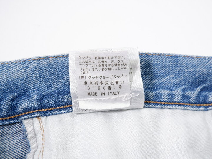 楽天市場】グッチGUCCI トムフォード期 G刺繍ロマンティックデニム 