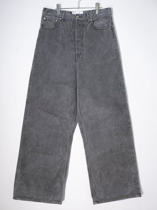 楽天市場】VUJA DEヴジャデ PL DENIM PANTS UNEVEN DYEブラックデニム 