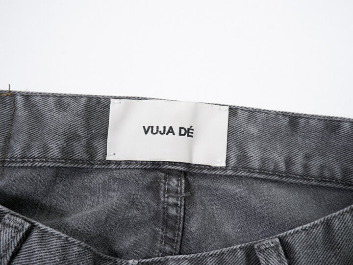 楽天市場】VUJA DEヴジャデ PL DENIM PANTS UNEVEN DYEブラックデニム 