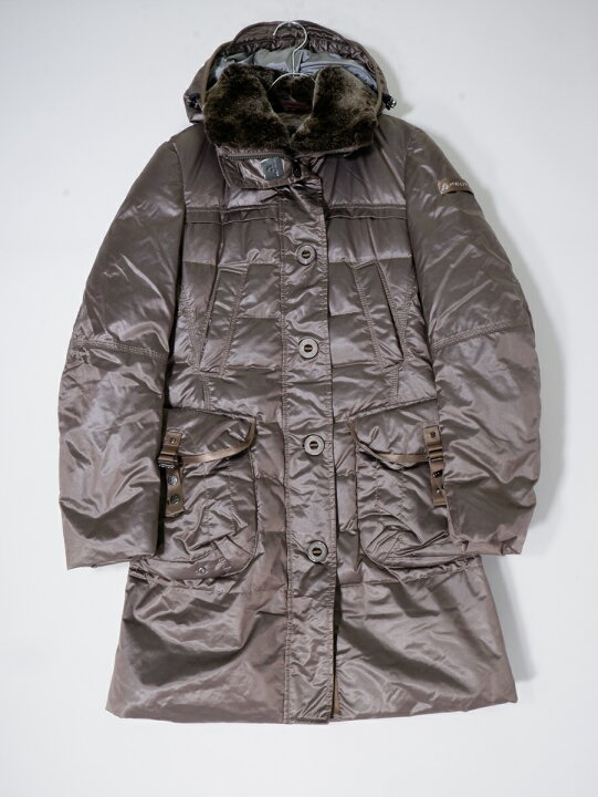 楽天市場】PEUTEREYピューテリー DUMAS ファー付きフーデッドグース  