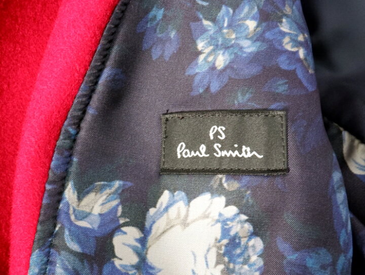 楽天市場】PS PAUL SMITHポールスミス 裏地花柄ウールカシミヤPコート 