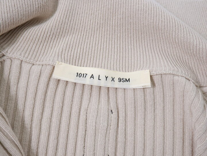 楽天市場】1017 ALYX 9SMアリクス 2022AWジップアップニット 
